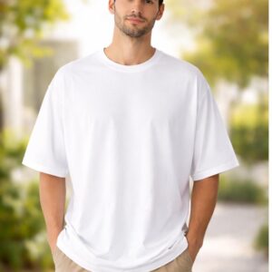 Mans Cotton White T-shirt