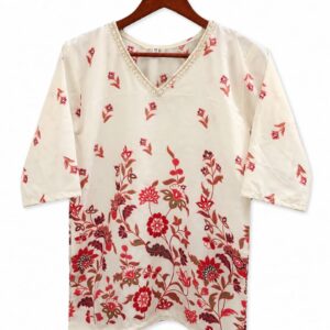 Women Stylish Summer Special Cotton Short Kurti