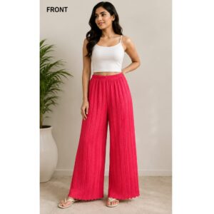 Stylish Pink Palazzo For Women